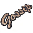 25*11.8cm Sequin Gossip Iron-On Patch DIY Accessory Applique Clothes Patch 3C