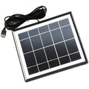 5.5W Solar Charger For Mobile Phones+Usb Output+Mono Solar Panel Solar Batt