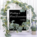 Artificial Eucalyptus Garland Eucalyptus Leaves, Handmade Eucalyptus Vine,  H2L7