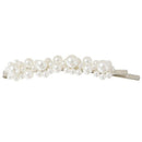Pearls Hair Clips For Women Girls 4Pcs Large Bows/Clips/Ties For Birthday