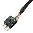5X USB 3.0 20-Pin Male To USB 2.0 9-Pin Motherboard Header Female Adapt MMS