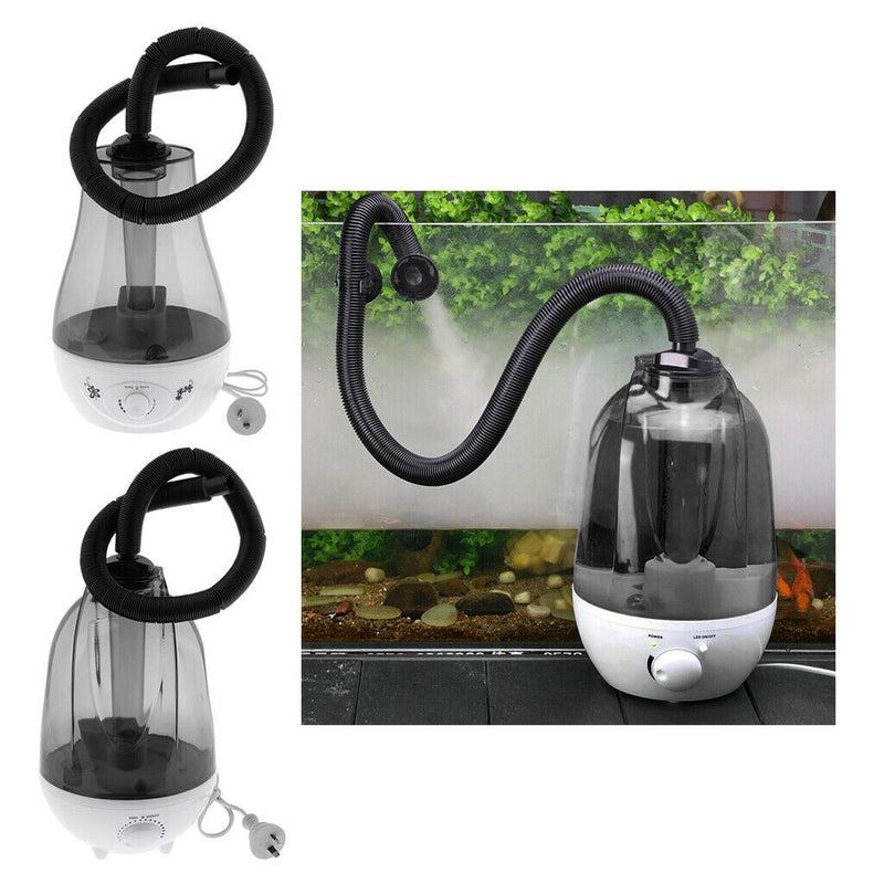3L Amphibians Reptile Humidifier Fogger for Lizard Tortise Quiet Terrariums