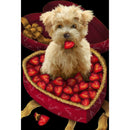 Full Round Drill Picture Kit DIY Bedroom 5D Love Heart Dog Diamond Painting