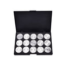 15x Empty Eyeshadows Blank Panel Aluminum Palette Pans Removable Makeup Toolã€NM&