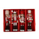 9Pcs Christmas Nutcracker Ornaments Set for Home Patio Office Party Decor