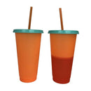 5 Cups Color Changing Cold Reusable Temperature Color Changing Cup