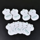 10pcs white electrode patch pads for digital   machine massager tools  LJJC,a