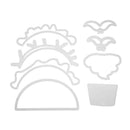 8pcs Metal Pancake Cutting Dies Stencils DIY Scrapbooking Embossing Craft