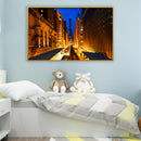 75 X 50cm 1000 Pieces Paper Jigsaw Puzzles Lighting Street Assembling Craft