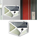 100 LED Solar Power Motion Sensor Wall Lights Outdoor Best Lamps Security I7G8