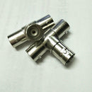 5PCS BNC Male Plug to 2 BNC Female Jack Coax Cable Video Adapter Connector