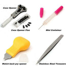 144 WATCH REPAIR TOOL KIT WATCHMAKER BACK CASE REMOVER OPENER SPRING PIN BAR