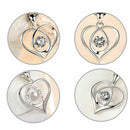 Twinkling Heart Waterdrop Stone Necklace Women Girl Necklace Jewellery Pend K4I4