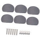 6 Pieces Oval-Shaped Tuner Machine Heads Knobs Cap Set for Acoustic/Electric