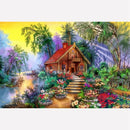 5D Diy Diamond Painting House Scenery Full Round Diamond Embroidery Cross S