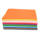41pcs Colorful Felt Sheets Rainbow DIY Craft Polyester Wool Blend Fabric Kit