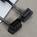 16 Pin Flat OBD 2 Auto ELM327 Extension Cable with Switch Adapter Connector