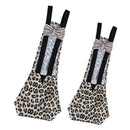 2pcs Leopard Print Goose Chicken Duck Poultry Reusable Soft Fabric Diaper