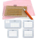 4pcs Envelope Addressing Handwriting Calligraphy Guide Stencil W0R3 Templat W8Y9