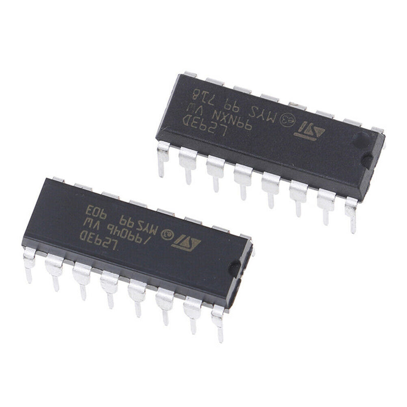 5Pcs Push-Pull four-channel motor driver IC ST L293D L293 DIP16' J Gn