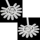New 120 Tips Nail Art Design Wheel Flower Shape Board Practice Display Fan