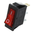 5pcs AC 250V/15A 3 Pins On-off Type SPST Boat Rocker Switch for Car