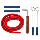 6pcs Fixing Piano Tuner Tuning Tool Kit Durable Rubber Mutes Temperament Strip