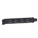 PC 8 Channels Fan Hub 4 Knob Cooling Fan Speed Controller for CPU Case D  Y5A6