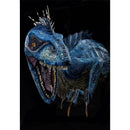 5D DIY Full Drill Diamond Painting Blue Dinosaur Cross Stitch Embroidery
