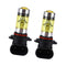 Pair H10 9145 100W LED Fog DRL Driving Lights Car Head Light Bulbs Yellow