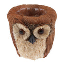 Wooden Owl Pattern Succulent Planter Pot Flower