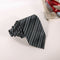 New Classic Striped Black White JACQUARD WOVEN Silk Men's Tie Necktie