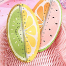 4 Pcs Wooden Fruit Ruler Cute 15Cm Measuring Straight Rulers Drawing Tool P