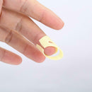 Guitar Ring Finger Guard Guitar Ring Fingertip Guitar Accessory (L Yellow)