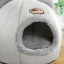 Pet Dog Cat House Foldable Kennel Winter Warm Nest Puppy Sleeping Cave (M)