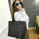 New fashion casual glossy alligator totes large capacity ladies simple shop C5M5