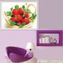 5D DIY Round Drill Diamond Painting Strawberry Cross Stitch Embroidery Kit