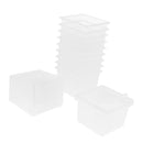 20 Pcs Plastic Feeding Box Pet Insect Reptile Breeding Cage Hatching Container
