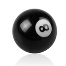 8 POOL BILLIARD BALL GEAR SHIFTER SHIFT KNOB black M12X1.25-, High quality