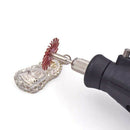 60Pcs 1 Inch Bristle Disc Kit with 6 Mandrels for Rotating Tools,Detailing