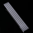 4pcs 20cm Reusable Drinking Straws Clear Glass Straws With 1pc Cleaning Brush JR
