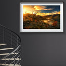 1000 Pieces DIY Assembling Sunset Scenery Puzzles Educational Toys Gifts