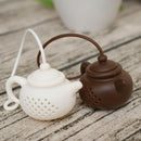 Creative Silicone Tea Bag Tea Pot Shape Tea Filter Safely Cleaning Infuser  R3D6