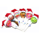Mini Santa Claus Hats for Lollipop Christmas Party Holiday Lollypop Top-Topper