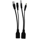 4X(Poe Adapter Cable Rj45 Injector Splitter Kit Tape Screened Passive PowerS4P7)