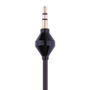 Monaural Headphone Air Tube Anti-radiation Earphone Stereo Headset Black