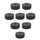 8pcs Non-slip Drum Kit Accessories Percussion Cymbal Felt Pads Protector