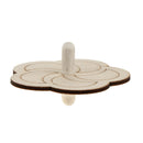 4pcs Assorted Unfinished Wood Peg-Top Spinning Top Gyro Kids DIY Crafts