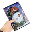 DIY Christmas Snowman Special Shaped Diamond Painting 60 Pages A5 Notebook