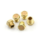 5PCS Pneumatic Air Breather Vent Silencer Muffler Threaded NPT 1/8" ã€Sdï¼W